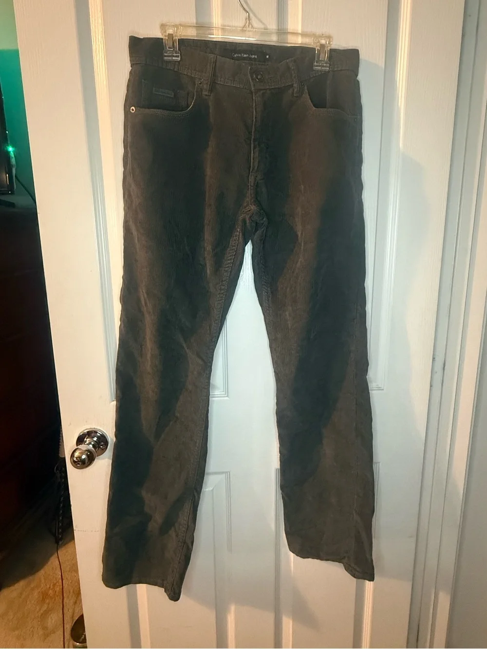 Calvin Klein Jeans Men's Corduroy Pants - green/brown